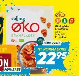 Bilka Økologiske branflakes tilbud