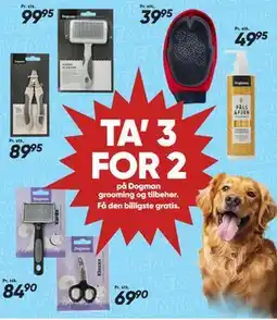 Bilka TA’ 3 FOR 2 på Dogman grooming og tilbehør tilbud