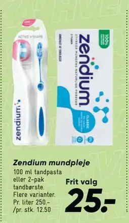Bilka Zendium mundpleje tilbud
