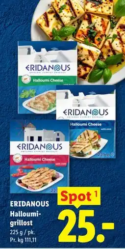 Lidl ERIDANOUS Halloumigrillost tilbud
