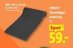 Lidl CRIVIT Termoliggeunderlag tilbud