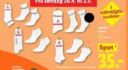Lidl REEBOK Sokker tilbud