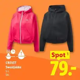 Lidl Sweatjakke tilbud