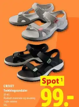 Lidl Trekkingsandaler tilbud