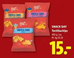Lidl SNACK DAY Tortillachips tilbud