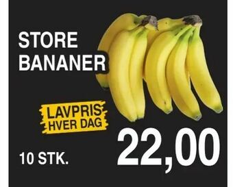 ABC Lavpris Store bananer tilbud