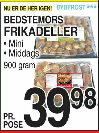 BEDSTEMORS Frikadeller