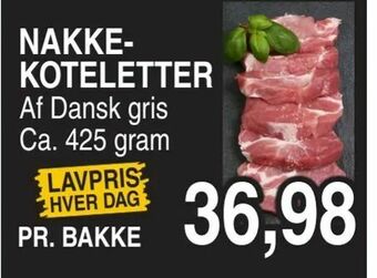 ABC Lavpris Nakkekoteletter tilbud