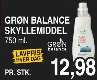 ABC Lavpris Grøn balance skyllemiddel tilbud