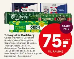 SPAR Tuborg eller Carlsberg tilbud
