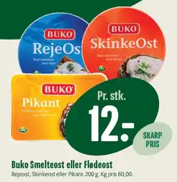Min Købmand Buko Smelteost eller Flødeost tilbud