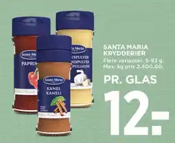 MENY Santa Maria krydderier tilbud