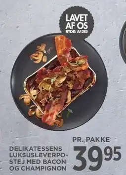 MENY Delikatessens luksusleverpostej med bacon og champignon tilbud