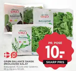 MENY Grøn Balance Dansk Økologisk Salat tilbud