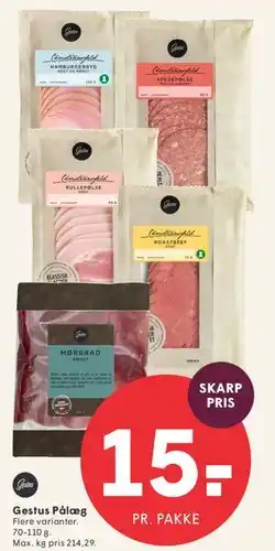 SPAR Gestus Pålæg tilbud