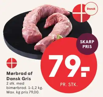 SPAR Mørbrad af Dansk Gris tilbud