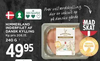 MENY Himmerland inderfilet af dansk kylling tilbud