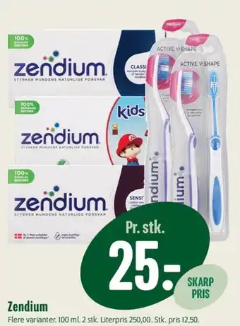 Min Købmand Zendium tilbud