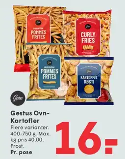 SPAR Gestus Ovnr-Kartofler tilbud