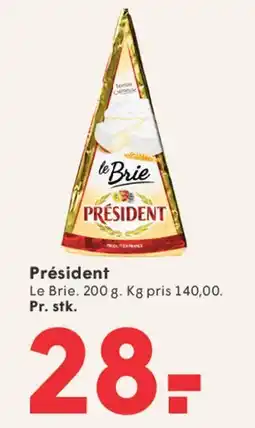 SPAR Président Le Brie tilbud