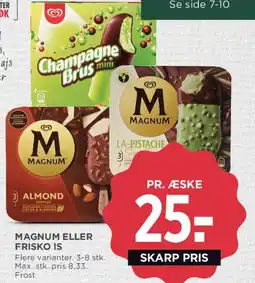 MENY Magnum eller Frisko is tilbud