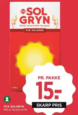 MENY Ota Solgryn tilbud