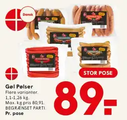 SPAR Gøl Pølser tilbud