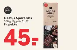 SPAR Gestus Spareribs tilbud