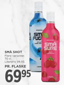 MENY Små Shot tilbud