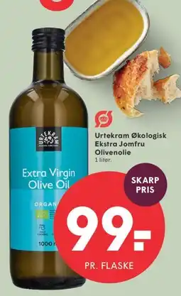 SPAR Urtekram Økologisk Ekstra Jomfru Olivenolie tilbud