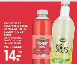 MENY Valsølille / Rynkeby - Vitamin water / Frugt brus tilbud