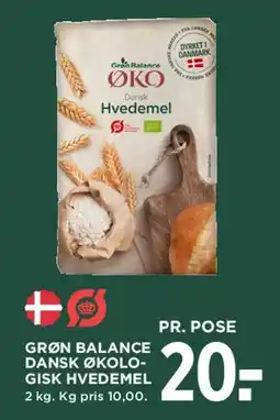 MENY Grøn Balance Dansk Økologisk Hvedemel tilbud