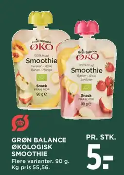 MENY Grøn Balance Økologisk Smoothie tilbud