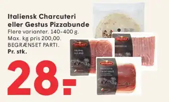 SPAR Italiensk Charcuteri eller Gestus Pizzabunde tilbud