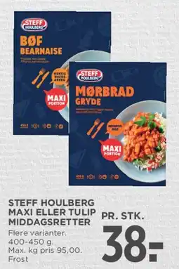 MENY Steff Houlberg / Tulip Maxi middagsretter tilbud