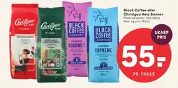 SPAR Black Coffee eller Christgau Hele Bønner tilbud