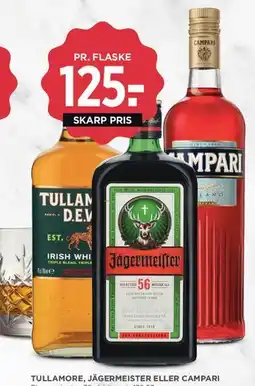 MENY Tullamore, Jägermeister eller Campari tilbud