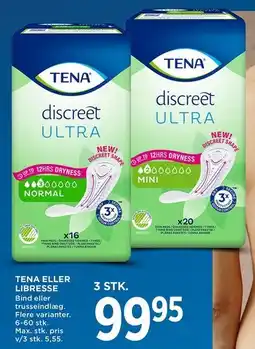 MENY TENA discreet ULTRA tilbud