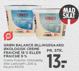 MENY Grøn Balance / Øllingegaard Økologisk Creme Fraiche tilbud