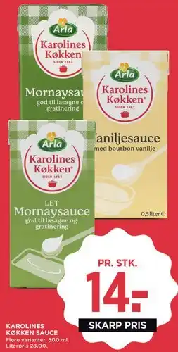 MENY Karolines Køkken saucer tilbud