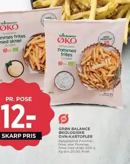 MENY Grøn Balance Økologiske ovn-kartofler tilbud