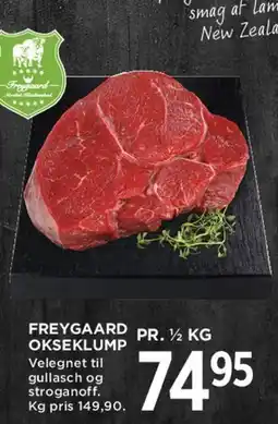 MENY Freygaard okseklump tilbud