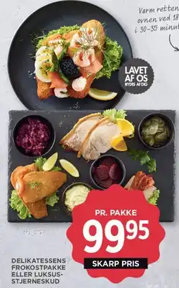 MENY Delikatessens frokostpakke eller luksus-stjerneskud tilbud