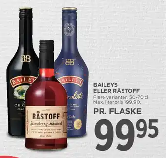 MENY Baileys eller Råstoff tilbud