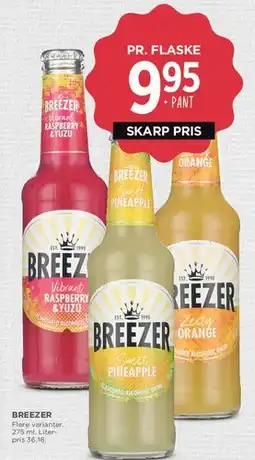 MENY Breezer tilbud