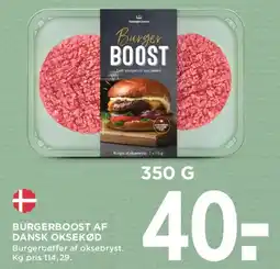 MENY BurgerBoost af dansk oksekød tilbud