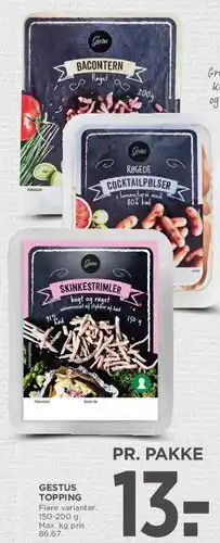 MENY Gestus topping tilbud