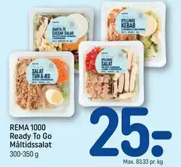 REMA 1000 REMA 1000 Ready To Go Måltidssalat tilbud