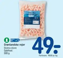 REMA 1000 Grønlandske rejer tilbud