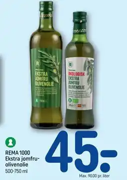 REMA 1000 REMA 1000 Ekstra jomfruolivenolie tilbud